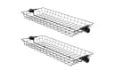 SoBuy Aufbewahrungskorb 2er Set Schwarz für Teleskop Garderobe Bild 2