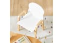 SoBuy Kindersitzgruppe KMB24 2er Set höhenverstellbar Weiß-Natur Bild 5