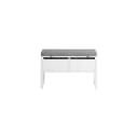 SoBuy Sitzbank FSR88 Weiß mit 2 Schubladen Bild 1
