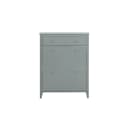 SoBuy Schuhschrank FSR89 Hellgrau mit 2 Klappen und Schublade Bild 1