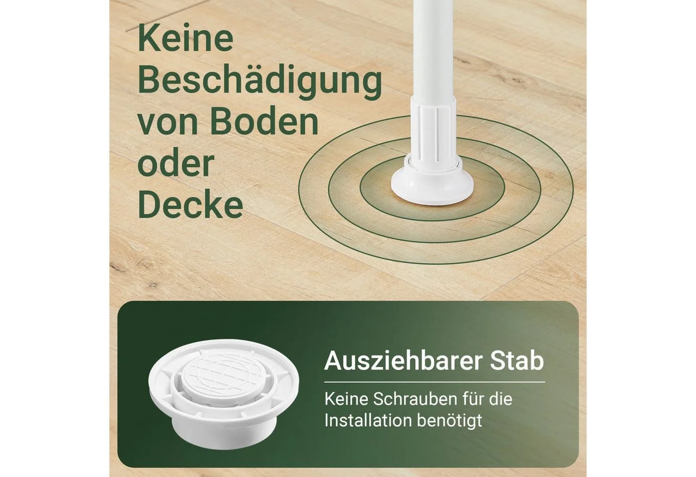 SoBuy Kleiderständer FRG109 Höhen- und Breitenverstellbar 3-stufig Weiß - Bild 4