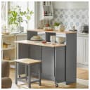 SoBuy Küchenwagen FSB36 Sideboard mit Schiebetüren Kücheninsel mit erweiterbarer Arbeitsfläche Bild 1