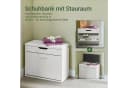 SoBuy Schuhkipper FSR95 Sitzbank mit Stauraum und gepolstertem Kissen Bild 5