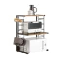 SoBuy Küchenregal KCR08 3 Ablagen Metall Braun-Schwarz Bild 3