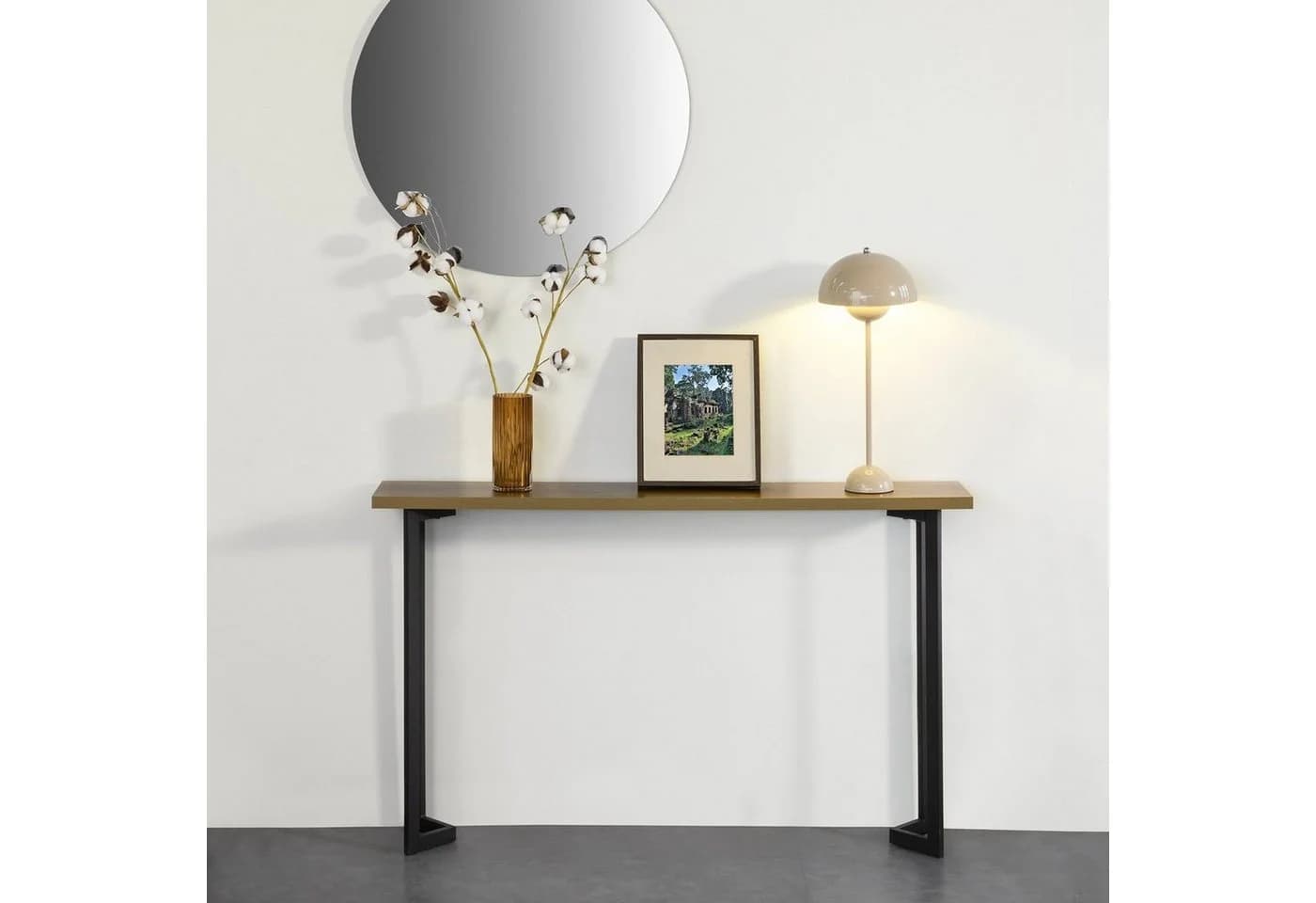 SoBuy Konsolentisch FSB50 Schwarz Industrial Design - Bild 2
