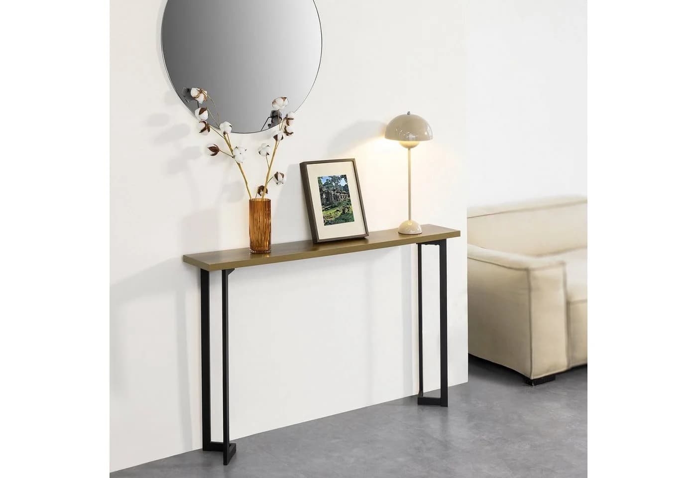 SoBuy Konsolentisch FSB50 Schwarz Industrial Design - Bild 4