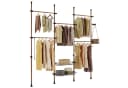 SoBuy Kleiderständer KLS04 Verstellbar Weiß/Schwarz/Braun/Grau Bild 2