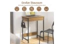 SoBuy Schreibtisch FWT43 Weiß/Natur mit Schublade Bild 2