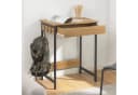 SoBuy Schreibtisch FWT43 Weiß/Natur mit Schublade Bild 4