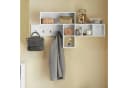 SoBuy Wandgarderobe FHK17 mit 5 Fächern und 4 Haken Bild 2
