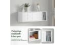 SoBuy Wandgarderobe FHK18, Wandboard 75 cm, Flur, mit Schiebetüren und Fach Bild 3