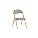 SoBuy Klappstuhl FST92 Grau Gepolstert Buche Bild 1