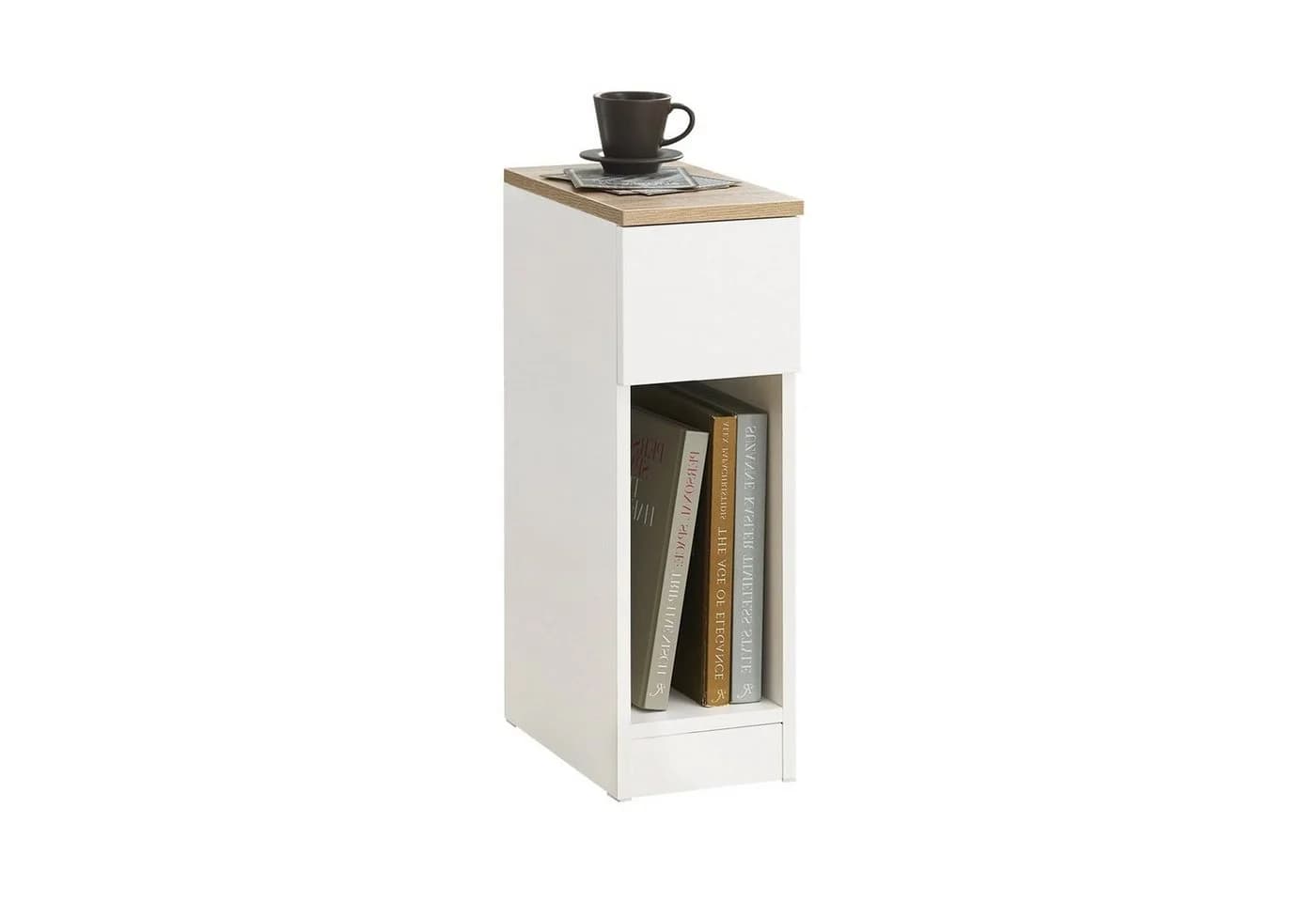 SoBuy Nachttisch FBT111 Beistelltisch mit Schublade und Ablage - Bild 2