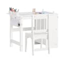 SoBuy Kindersitzgruppe KMB60 Weiß mit Stuhl und Regalbrettern Bild 3