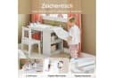 SoBuy Kindersitzgruppe KMB60 Weiß mit Stuhl und Regalbrettern Bild 4