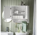 SoBuy Hängeschrank BZR84 Weiß mit verstellbaren Ablagen Bild 4