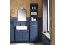 SoBuy Hochschrank BZR112 Blau Grau mit verstellbaren Ablagen Bild 2