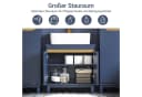 SoBuy Waschbeckenunterschrank BZR113 Blau Grau Modern Bild 3