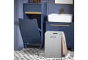 SoBuy Wäscheschrank BZR114 mit ausklappbarem Wäschesack Blau Bild 4