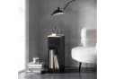 SoBuy Nachttisch FBT111 Schwarz mit Schublade und Ablage Bild 2