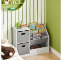 SoBuy Bücherregal KMB76 Kinderregal mit Boxen Aufbewahrungsregal Spielzeugregal Kinderzimmer Bild 4
