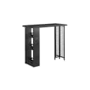 SoBuy Bartisch FWT100 Schwarz Metall MDF Bild 1