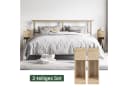 SoBuy Nachttisch FBT111 2er Set mit Schublade und Fach Bild 4