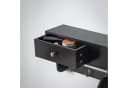 SoBuy Wandgarderobe FRG178 Schwarz mit 2 Schubladen und 5 Haken Bild 5