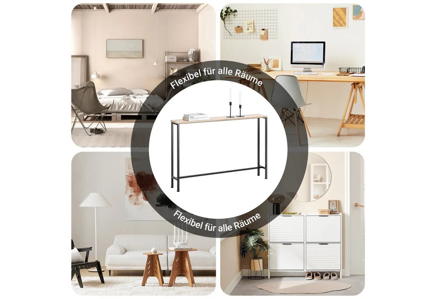 SoBuy Konsolentisch FSB19-XL Modern Flurtisch 120cm - Bild 5