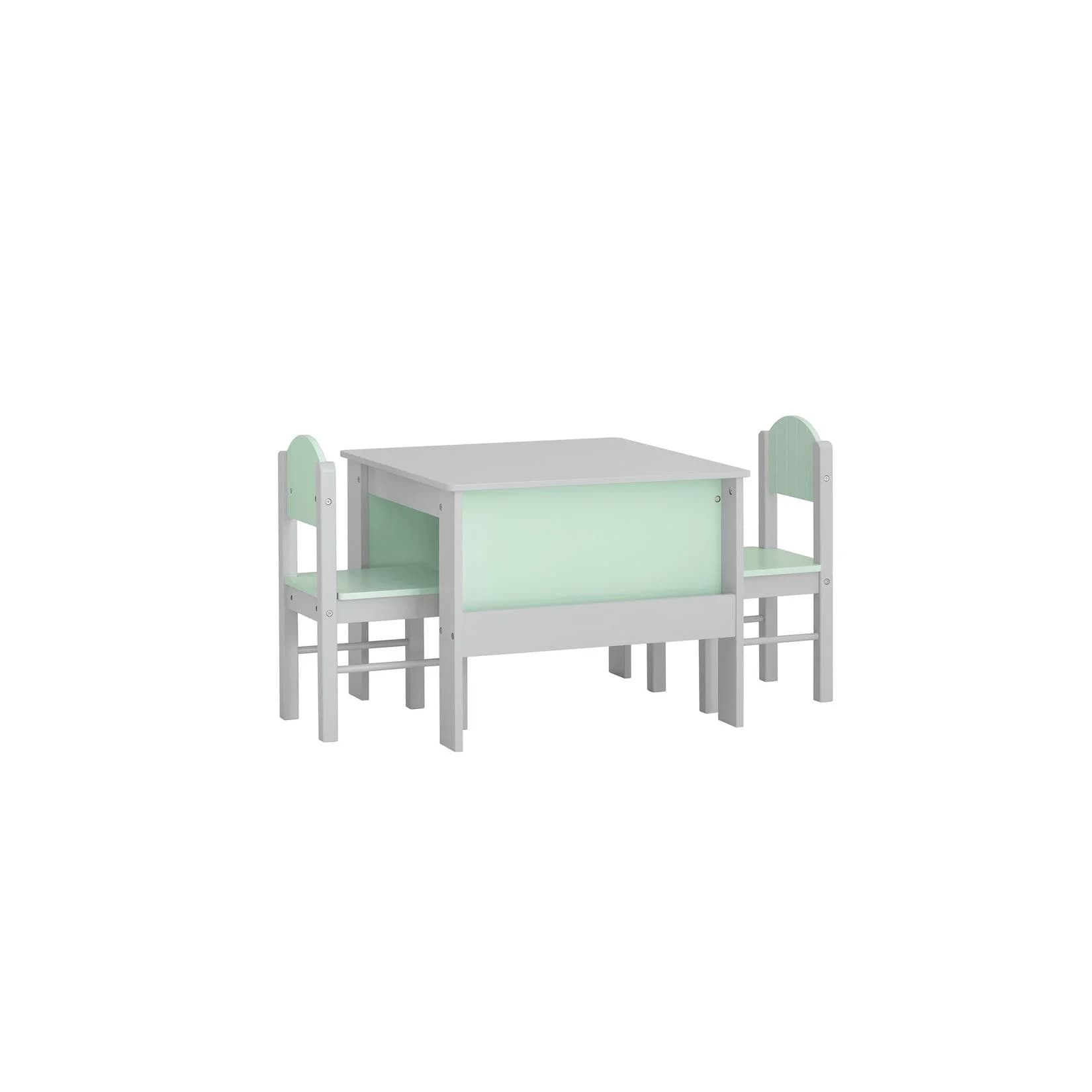 SoBuy Kindersitzgruppe KMB88, Kindertisch mit Stühlen Kinder Tisch Stuhl Set Maltisch Sitzgruppe