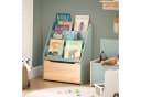 SoBuy Kinderregal KMB95 Grün-Natur mit Rollen 4 Ablagen Bild 1