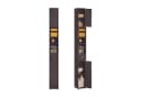 SoBuy Hochschrank BZR34 Wasserabweisend Braun Bild 2