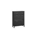 SoBuy Schuhschrank FSR89 Schwarz mit Schublade Bild 1