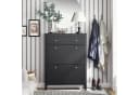 SoBuy Schuhschrank FSR89 Schwarz mit Schublade Bild 2
