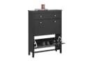 SoBuy Schuhschrank FSR89 Schwarz mit Schublade Bild 3