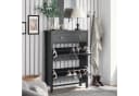 SoBuy Schuhschrank FSR89 Schwarz mit Schublade Bild 5