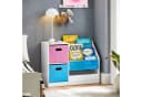 SoBuy Bücherregal KMB76 Kinderregal mit Boxen Aufbewahrungsregal Spielzeugregal Kinderzimmer Bild 5