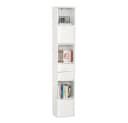 SoBuy Bücherregal STR10 Weiß mit Schubladen Standregal Bild 2