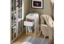 SoBuy Nachttisch FBT137 Weiß Modern mit Schublade Bild 4