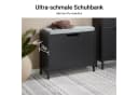SoBuy Schuhbank Schwarz mit Kippfach - Platzsparender Schuhschrank Bild 4