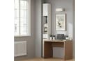 SoBuy Hochschrank BZR167 Weiß Hochglanz Badmöbel mit 5 Fächern Bild 5