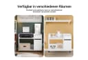 SoBuy Aktenschrank ASK02 Weiß mit Rollen und Schublade Bild 4