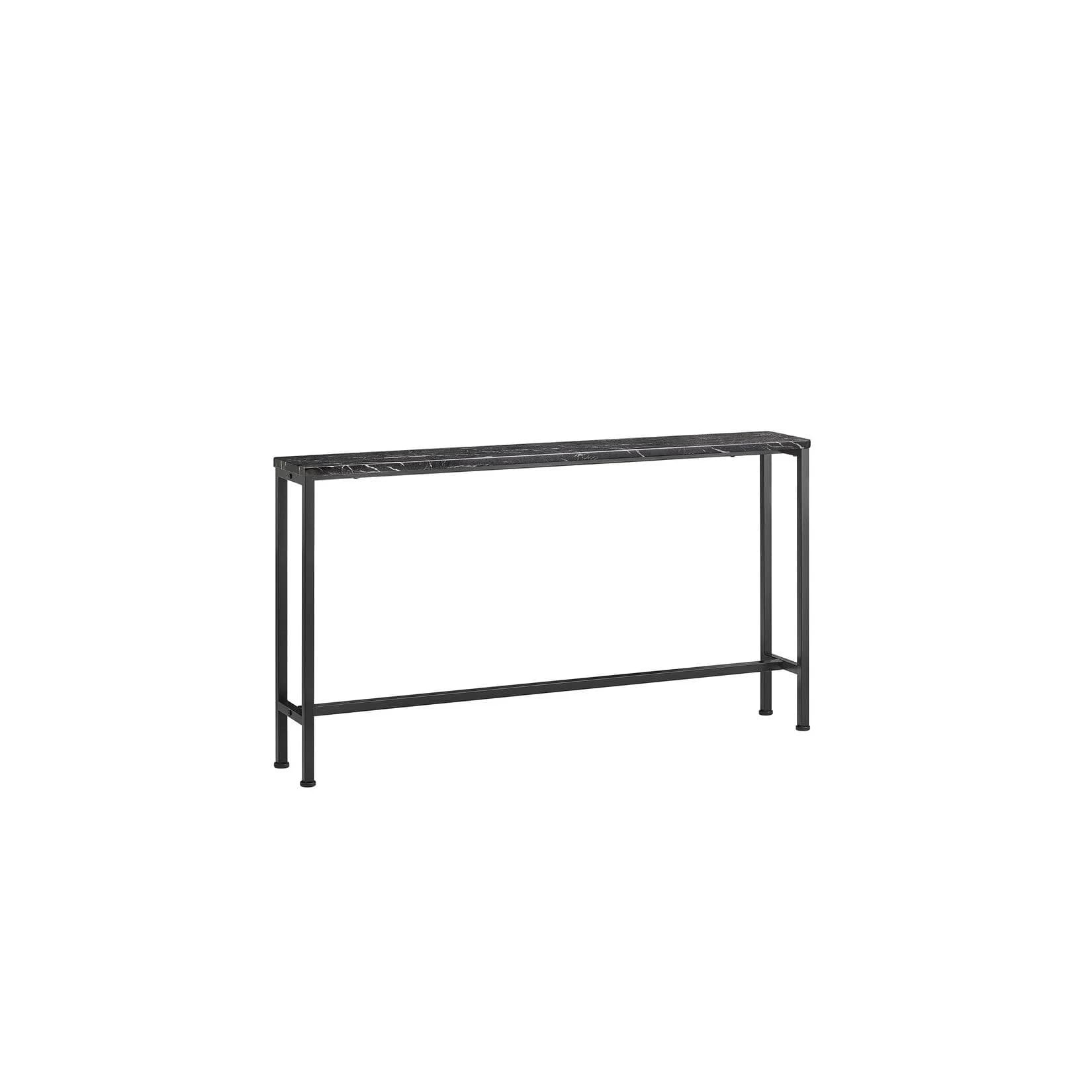 SoBuy Konsolentisch FSB19 Vintage Schwarz Metall MDF