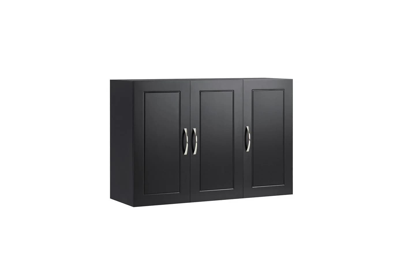 SoBuy Hängeschrank FRG231-L Weiß/Schwarz 3 Türen - Bild 2