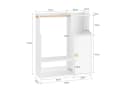 SoBuy Kinderkleiderschrank KMB110 Weiß Modern Bild 5