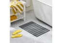 SoBuy Badematte SDA10 Grau Kieselgur Rutschfest Bild 1