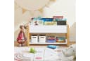 SoBuy Bücherregal KMB35 Kinderregal Weiß/Natur Bild 3