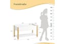 SoBuy Bücherregal KMB35 Kinderregal Weiß/Natur Bild 4