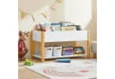 SoBuy Bücherregal KMB35 Kinderregal Weiß/Natur Bild 5