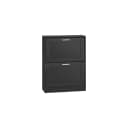 SoBuy Schuhschrank FSR137 Schwarz mit 2 Klappen Bild 1